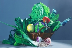 Cornucopia dell'abbondanza 2021 olio su tela 120x70