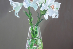 Gigli 2019 olio su tela 70x100