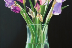 Iris 2018 olio su tela 60x80